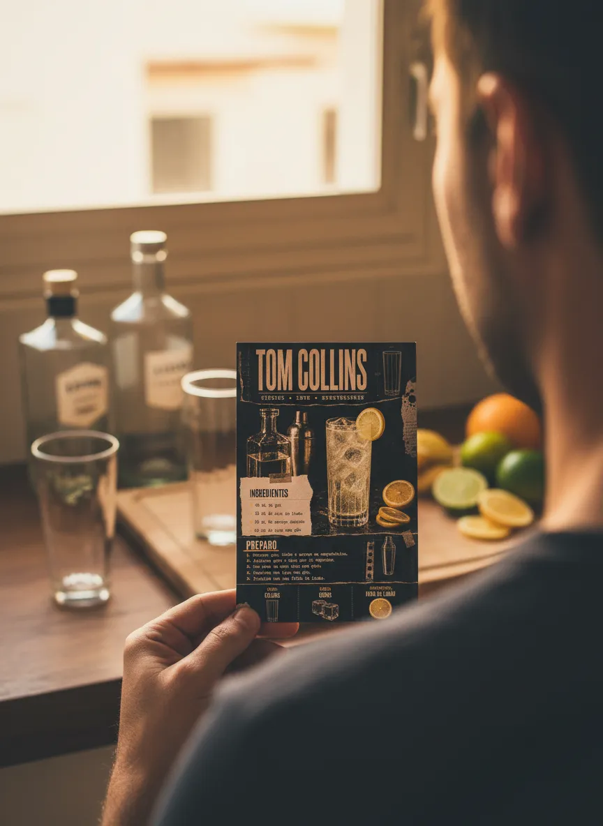 Manual Visual dos 50 Drinks Clássicos sendo usado — imagem 1