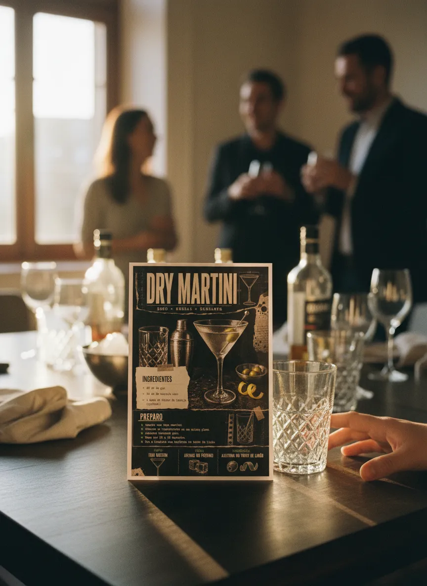 Manual Visual dos 50 Drinks Clássicos sendo usado — imagem 7